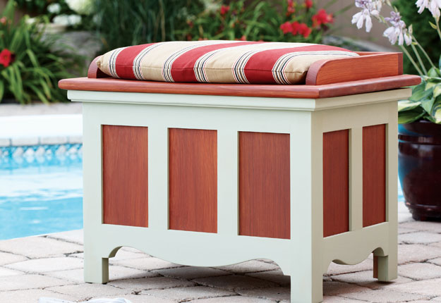 Outdoor Storage Bench Canadian Home Workshop   46 Lead 