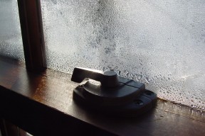 Eliminating winter window condensation