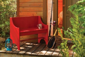 Build a rustic bench